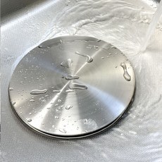 UNIQUE HOUSE HOME DECO 韓國產水槽排水口蓋過濾網蓋 大型, 銀色, 1個