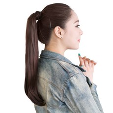 Gabalnara 女性用綁式馬尾局部假髮 豐盈魔法 50cm, 紅棕色, 1個