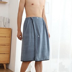 남성용 버튼 샤워가운 SW003