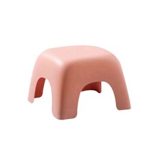 THE ZAKKA 圓形多功能塑膠浴室椅, 粉色, 1個