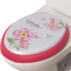 Needco Newca 軟式馬桶蓋 O型, 紅色, 1個