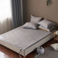 Its Room可水洗溫水墊套 小花, 灰色