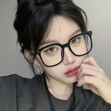 비아워게스트 남녀공용 패션 사각 뿔테안경