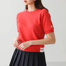 Pippin 女款圖案皇后高爾夫Pique圓領拼色T恤 #112109