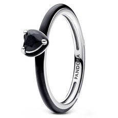 Pandora ME系列 脈輪之心戒指 193088C01 黑色 58mm (附提袋+訊息卡+保證書)