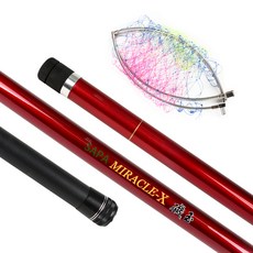 Sapa Giok 540 著陸網 + 框架 + 著陸網套組, 紅色