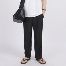 DKA 남성용 주름 아이스 세미 와이드 팬츠 F04D4_pc5031