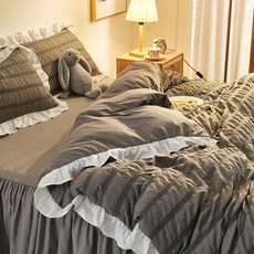 다마다마 퓨어 레이스 패브릭 이불커버 세트