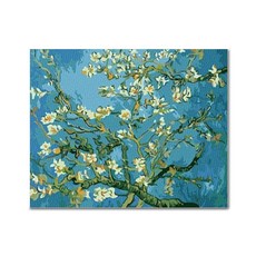 ADICO DIY 寶石十字繡 梵谷的杏花2 50 x 40 cm BH45, 混合顏色, 1個