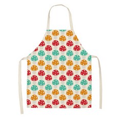 도트 코튼 린넨 주방 앞치마 S, 03, 1개