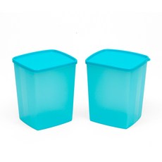 Tupperware 長型保鮮密封盒 1.5L 藍色 2入, 1件, 2個