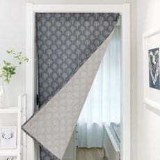 Maket Gamseong 素描花卉短窗簾, 類型3