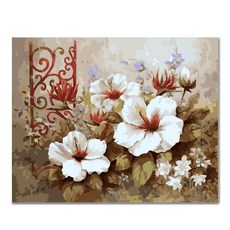 아디코 DIY 페인팅 정물화 명화그리기 50 x 40 cm, 순결한꽃(PG23), 1개