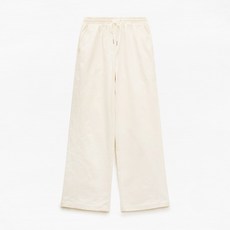 미쏘 여성용 코튼 스트링 와이드 팬츠