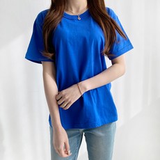 윤베리 남녀공용 베이직 반팔티