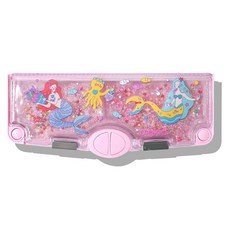 Big Kid 女孩用多功能硬殼鉛筆盒 美人魚朋友, 1個, 美人魚的朋友