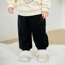 mollimelli Warm Heart 絲絨內刷毛束口褲