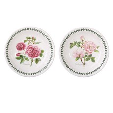 Portmeirion Botanic Rose 義大利麵碗 22cm, 2個, 玫瑰