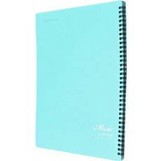 morning glory 7500 30頁音樂資料夾, 1個, 薄荷