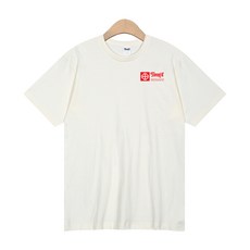 팀스핏 남녀공용 18수 TS포인트 로고 통기성 반팔 티셔츠