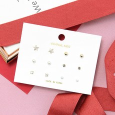 日常造型耳環 6款 各2入