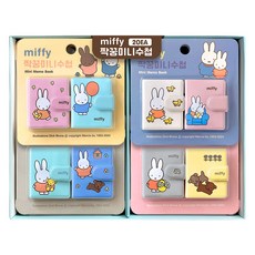 ii GEN 一正 Miffy 夥伴迷你筆記本 47張 2款 x 20入組, 1套