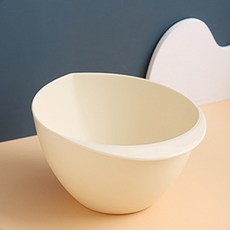 簡約彩色廚房多功能碗 L, 奶油色, 2個