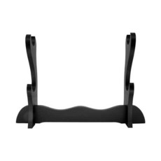 雙層標準刀劍架, 黑色, 1個