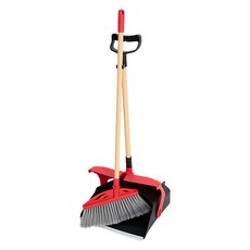 Clean Mate 不鏽鋼立式掃把+畚箕組, 1組, 混色