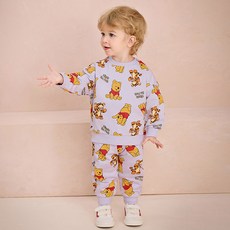 milkmile 迪士尼幼兒小熊維尼與跳跳虎歡樂上下衣套裝