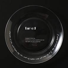 J Table Initial Tamed 強化玻璃文字盤, 白色, 1個