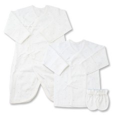 babybear 嬰兒心形點點蝴蝶衣+心形點點手套+心形點點肚衣