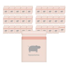 Berry Goose 車載可掛式垃圾袋粉色河馬 15p, 6套