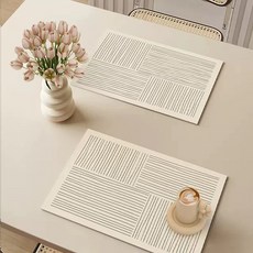 MF商店 北歐硅藻土餐桌墊, B款, 45 x 30 cm, 2個