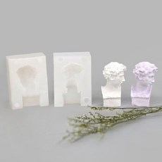 ANGLE THING 矽膠模具 2入, 迷你雕像 朱利安