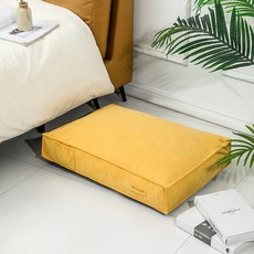 Ruby Coco單色柔軟露營沙發 4kg以內寵物, 黃色