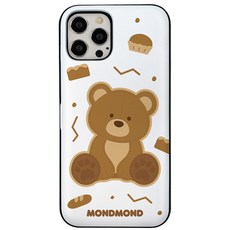 Mondemond 小熊圖案磁吸門防撞手機殼