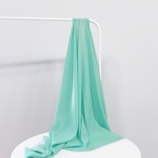 蝴蝶手藝厚實的彩色雪紡布, 56 Mint Green