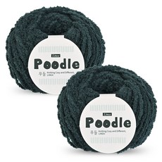 Linea Nitteu 貴賓狗毛線 70g, 1128 灰深綠色, 2個