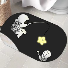 피삼십일 규조토 우주인 발매트, 5, 1개