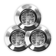 Gaon LED MR 崁燈 5W 白光, 鍍鉻, 3個