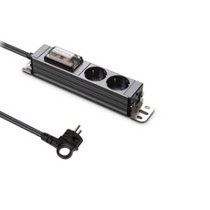 Hyundai Electric 伺服器排插 高容量多孔插座 2孔 HDSVAL-GN23T, 3m, 鈦灰色, 1個