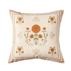 現代花朵抱枕, B款