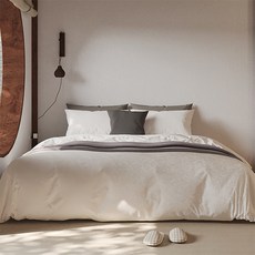 韓國 amante 飯店式 CVC 單層被套, 白色