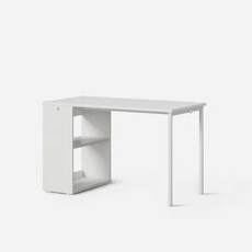 한샘 티오 하부수납 단독책상 방문설치, 화이트
