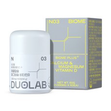 duolab 魚骨鈣鎂維他命D 60g, 60顆, 1罐