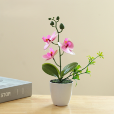 소울리치 러블리한 호접란 조화 세트, 스타일9, 1세트