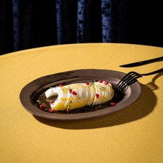 CASA MUUTTI De Prés 邊緣橢圓盤, 金色, 1個