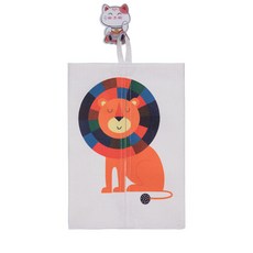 亞麻紅鶴動物面紙套 2入, ZJ1004