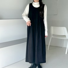 BONBONSTORY 旅程之始 燈芯絨孕婦背心洋裝